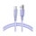 Kabel USB JoyRoom Multi-Color Series S-A34 USB-A / USB-C 100W 1m - fioletowy